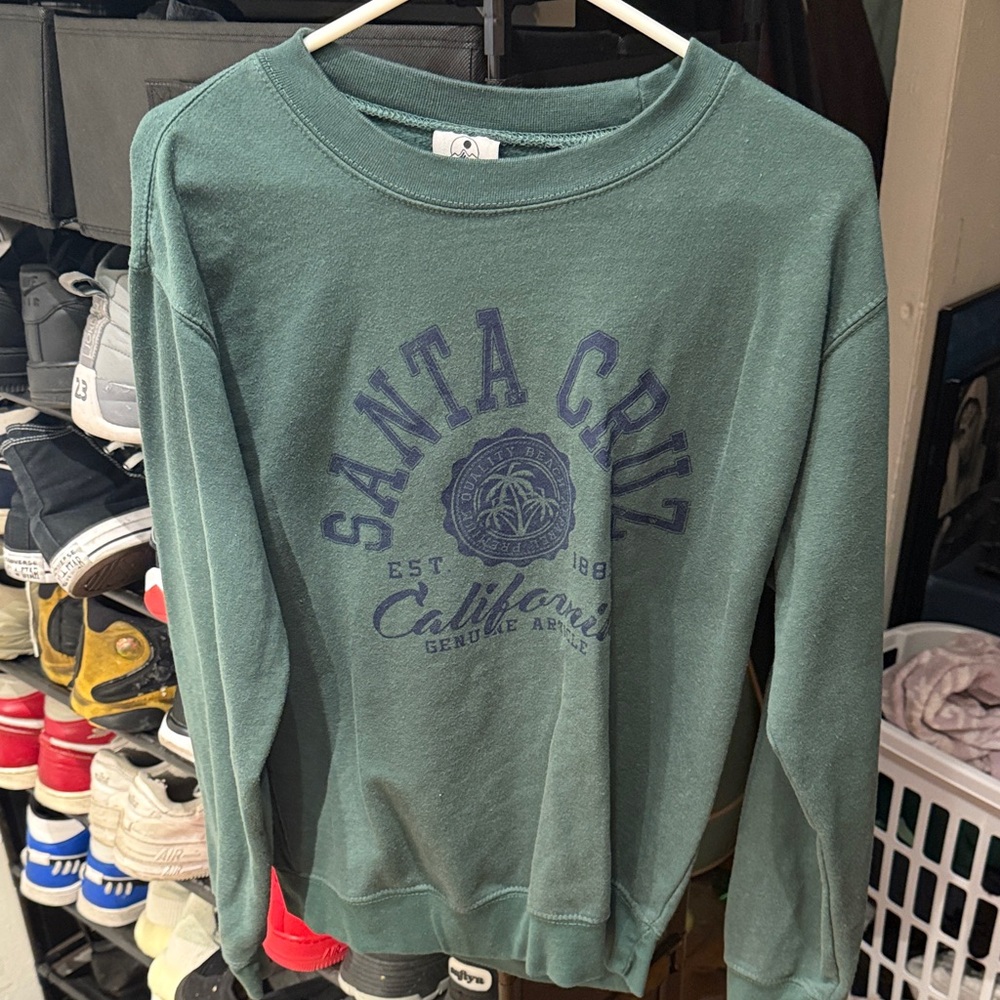 Santa Cruz Skateboards Forest Green Crewneck Sweater